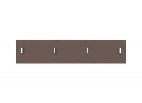 ACCESSORIES HOMELINE COAT HANGER BLACK/BROWN ( 23